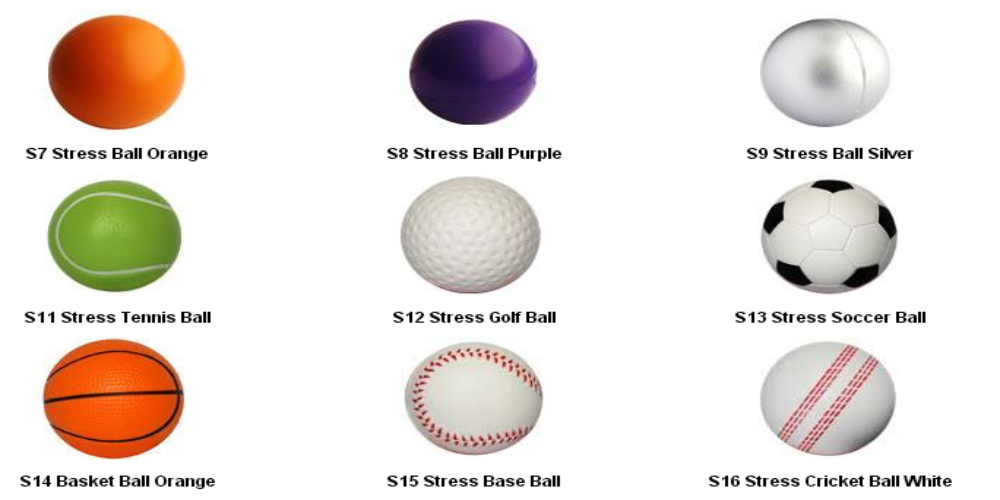 Types of hot sale stress balls